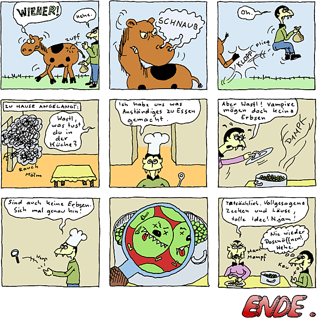 Wastl, der Vampir - Ein blutiges Comic-Abenteuer von Lars O. Heintel